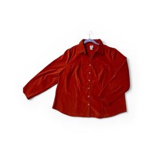 Fashion Bug Rust Button Down Shirt